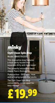 Opti Clean Spin Mop