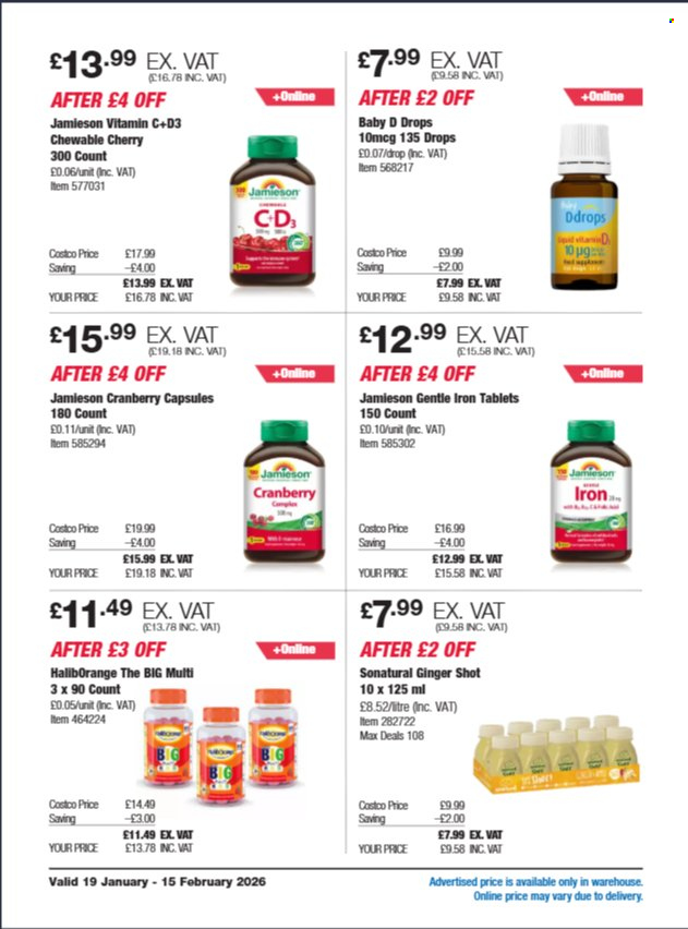 Costco offer - 19/01/2026 - 15/02/2026. Page 16