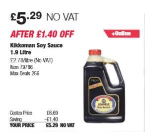 Kikkoman Soy Sauce 1.9 Litre