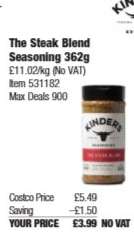 The Steak Blend Seasoning 362g