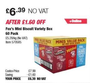 Fox’s Mini Biscuit Variety Box 60 Pack