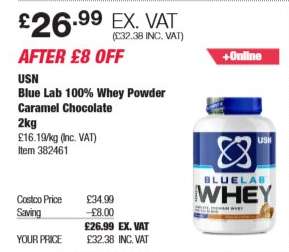 USN Blue Lab 100% Whey Powder Caramel Chocolate 2kg
