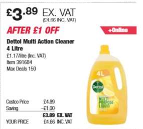 Dettol Multi Action Cleaner 4 Litre