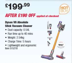 Dyson V8 Absolute Stick Vacuum Cleaner