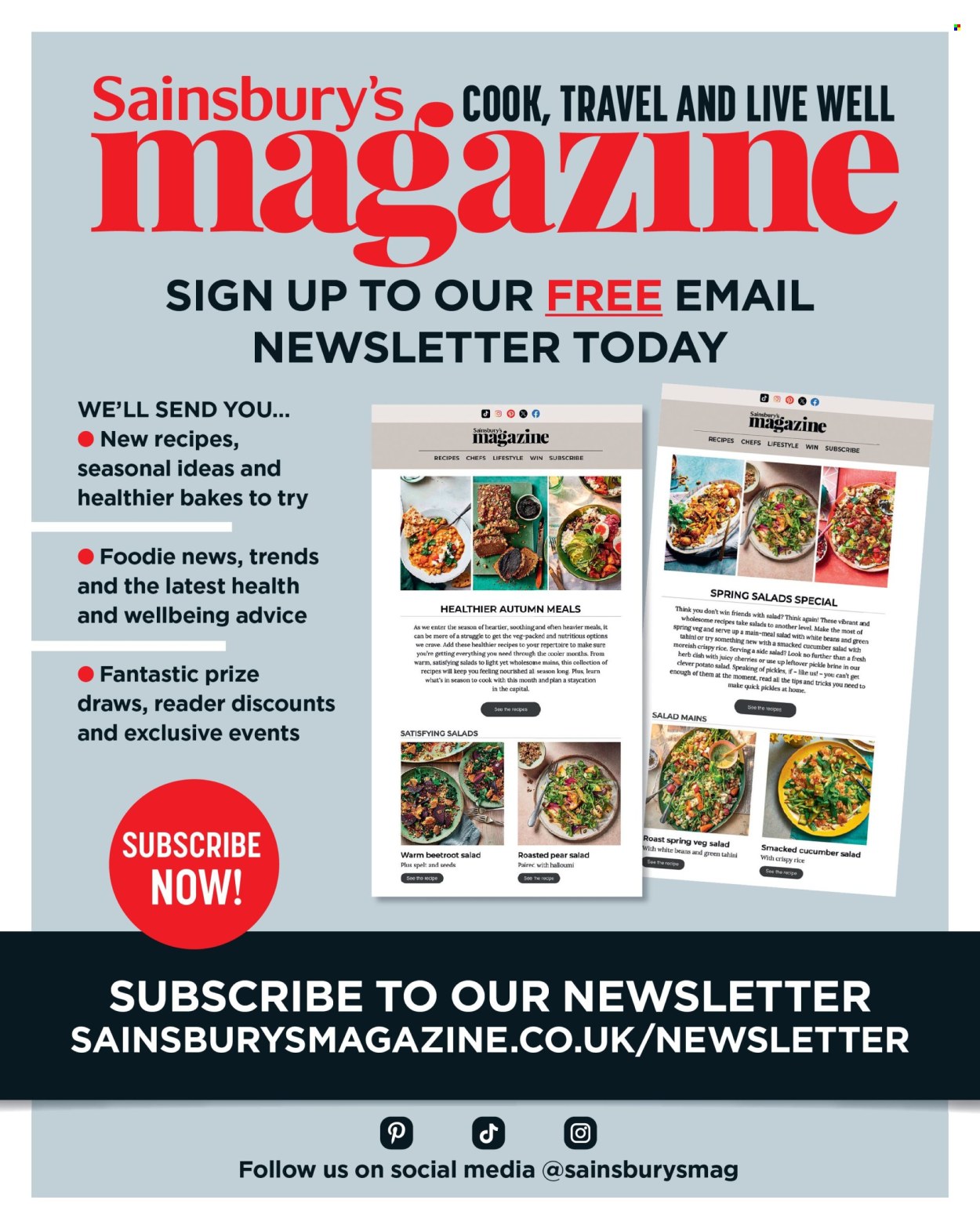 Sainsbury's offer. Page 14