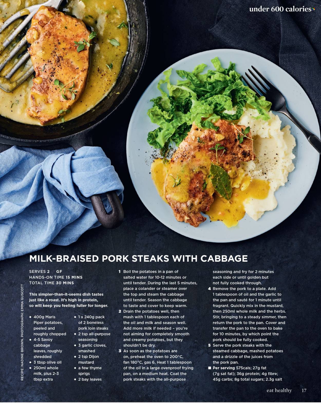 Sainsbury's offer. Page 17