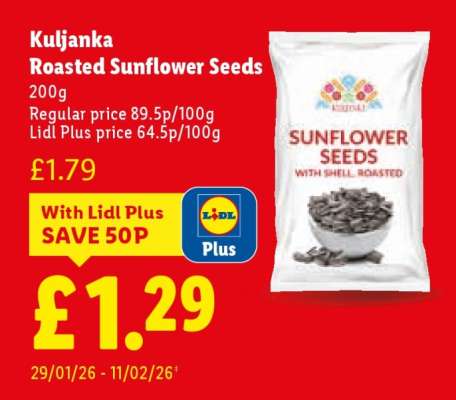 Kuljanka Roasted Sunflower Seeds