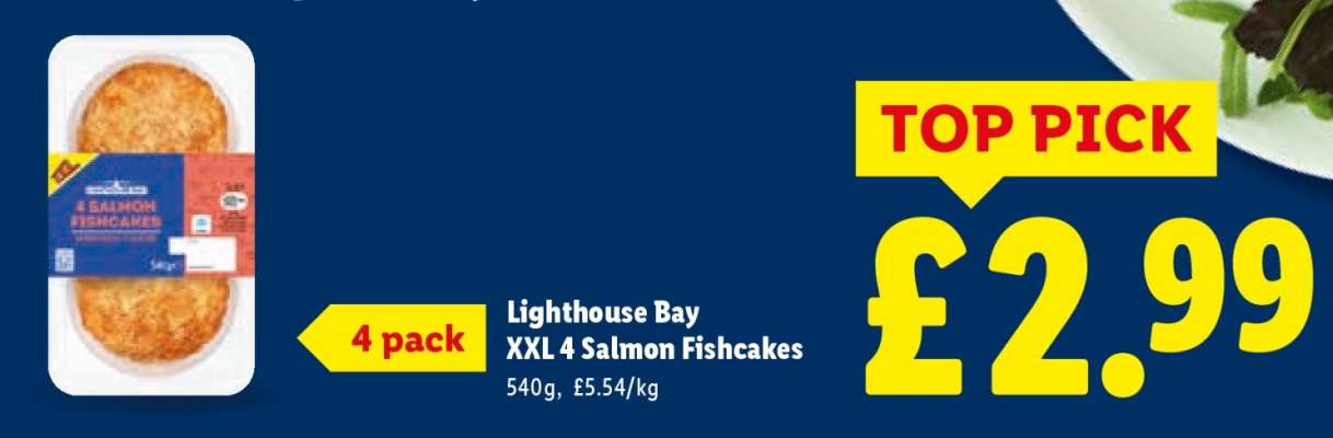 Lighthouse Bay XXL 4 Salmon Fishcakes