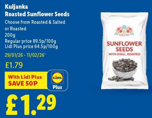 Kuljanka Roasted Sunflower Seeds