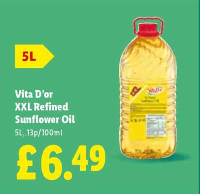 Vita D’or XXL Refined Sunflower Oil