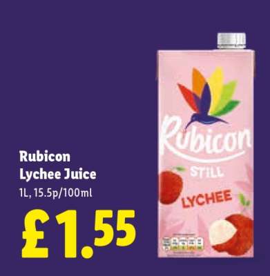 Rubicon Lychee Juice