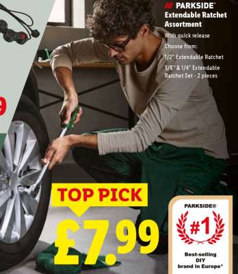 PARKSIDE Extendable Ratchet Assortment