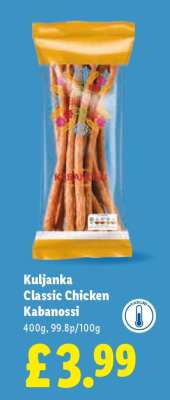 Kuljanka Classic Chicken Kabanossi