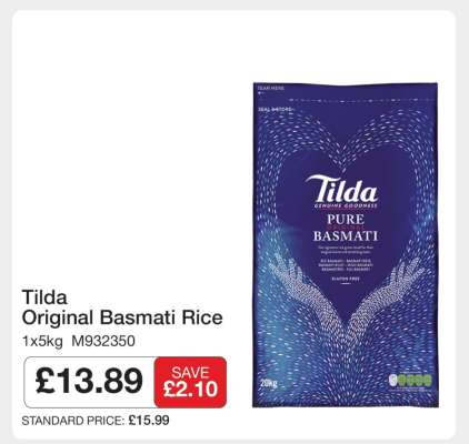 Tilda Original Basmati Rice