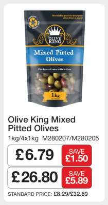 Olive King Mixed Pitted Olives