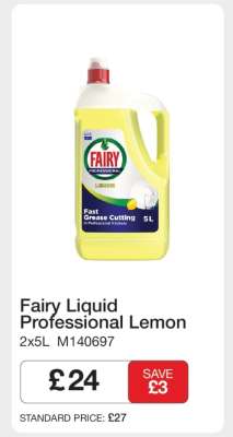Fairy Liquid Professional Lemon