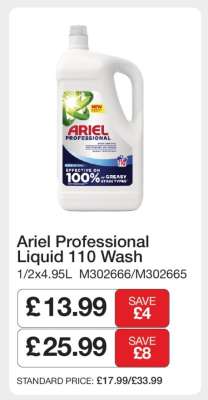 Ariel Professional Liquid 110 Wash