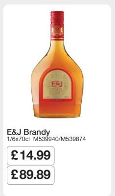 E&J BRANDY