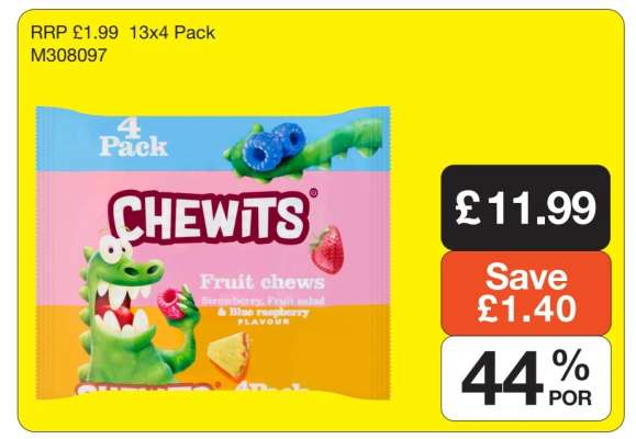 Chewits Fruit Chews