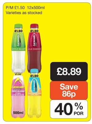 Lucozade 12x500ml