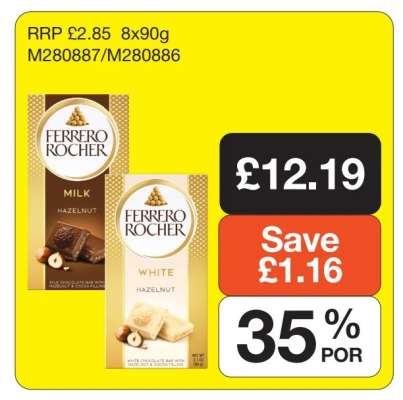 Ferrero Rocher Milk & White Hazelnut