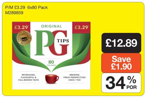 PG Tips Original Tea Bags