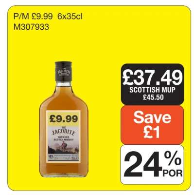 The Jacobite Blended Scotch Whisky