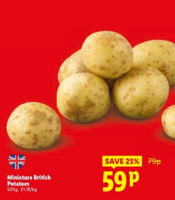 Miniature British Potatoes