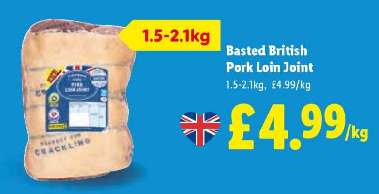 Basted British Pork Loin Joint