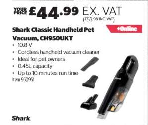 Shark Classic Handheld Pet Vacuum, CH950UKT