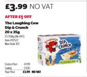 The Laughing Cow Dip & Crunch 20 x 35g