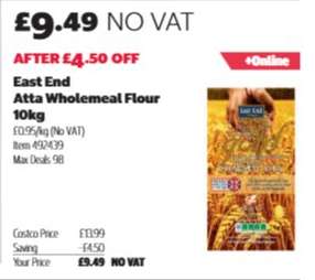 East End Atta Wholemeal Flour 10kg