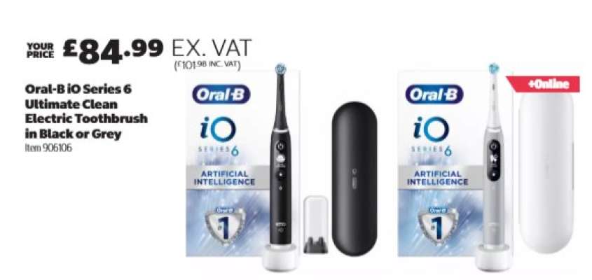 Oral-B iO Series 6 Ultimate Clean Electric Toothbrush