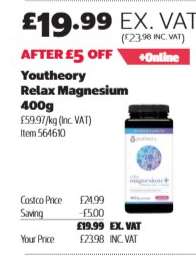 Youtheory Relax Magnesium 400g