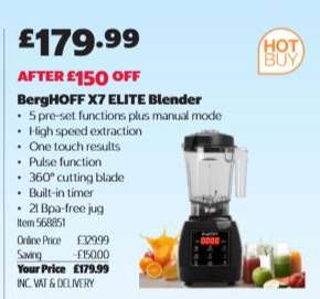 BergHOFF X7 ELITE Blender