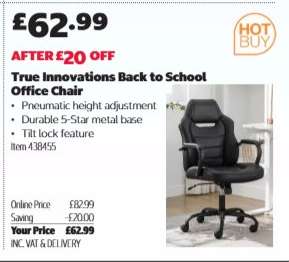 True Innovations Back to School Office Chair
