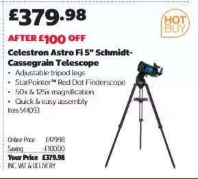 Celestron Astro Fi 5” Schmidt-Cassegrain Telescope