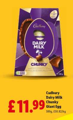 Cadbury Dairy Milk Chunky Giant Egg