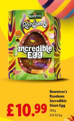 Rowntree’s Randoms Incredible Giant Egg