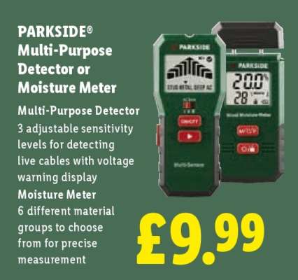 PARKSIDE Multi-Purpose Detector or Moisture Meter