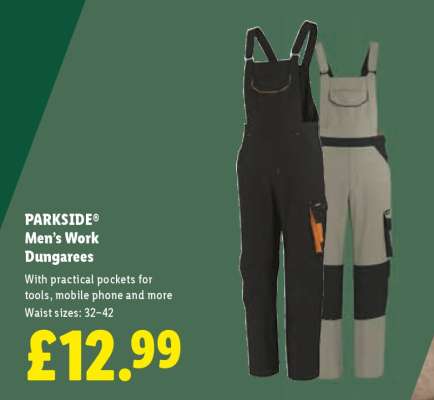 PARKSIDE® Men’s Work Dungarees