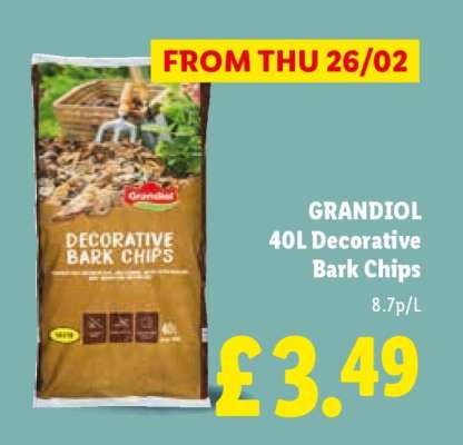 GRANDIOL 40L Decorative Bark Chips