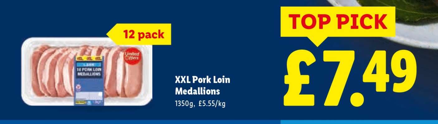 XXL Pork Loin Medallions