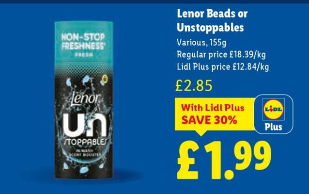 Lenor Beads or Unstoppables