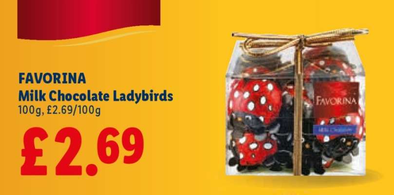 FAVORINA Milk Chocolate Ladybirds