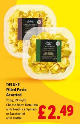 DELUXE Filled Pasta Assorted