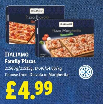 ITALIAMO Family Pizzas