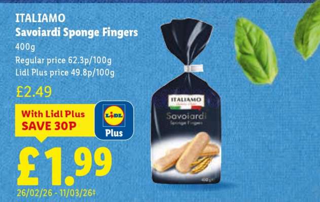 ITALIAMO Savoiardi Sponge Fingers