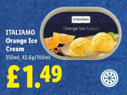 ITALIAMO Orange Ice Cream