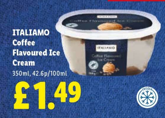 ITALIAMO Coffee Flavoured Ice Cream